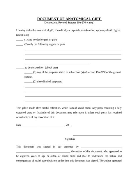 under the uniform anatomical gift act quizlet